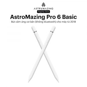 Bút cảm ứng Pencil Pro 6 Basic viết vẽ tốt, tương thích iPad từ 2018